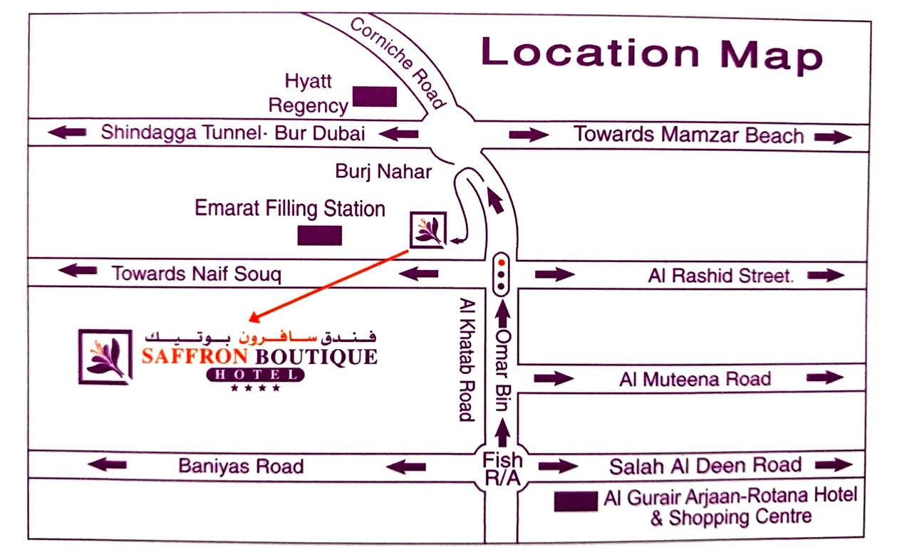 Saffron Boutique Hotel Dubai Bagian luar foto